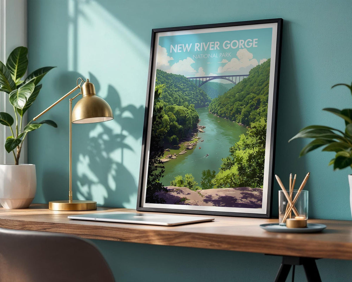 New River Gorge Poster - WanderWall