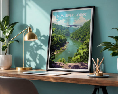 New River Gorge Poster - WanderWall