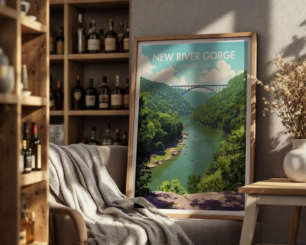 New River Gorge Poster - WanderWall