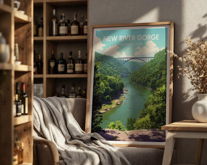 New River Gorge Poster - WanderWall