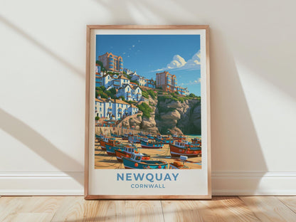 Newquay Poster - WanderWall