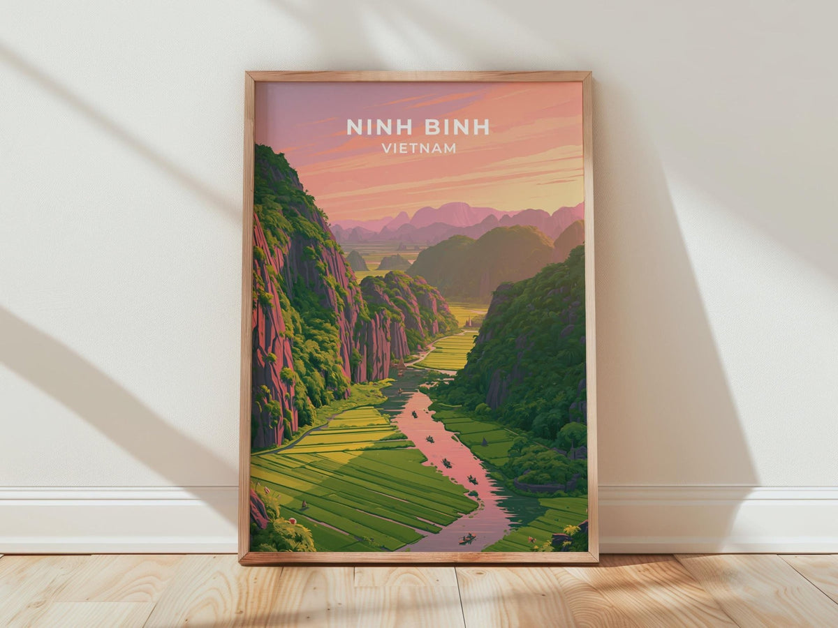 Ninh Binh Poster - WanderWall