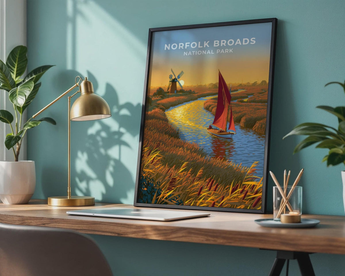 Norfolk Broads Poster - WanderWall