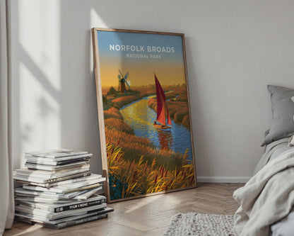 Norfolk Broads Poster - WanderWall
