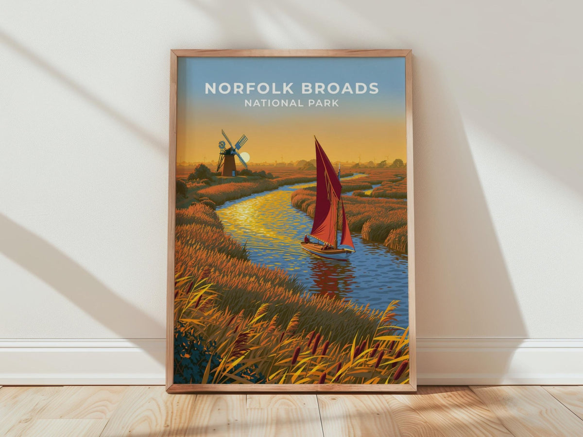 Norfolk Broads Poster - WanderWall