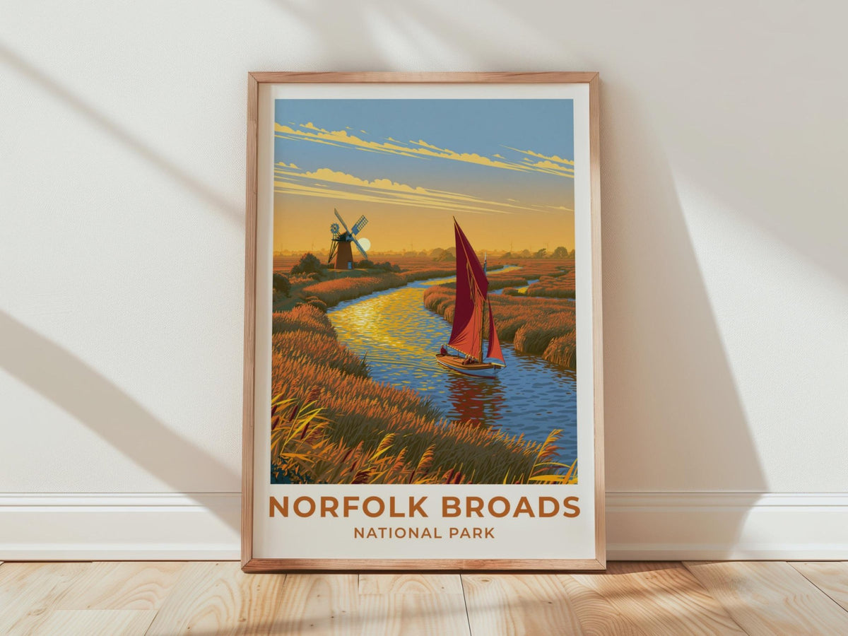 Norfolk Broads Poster - WanderWall