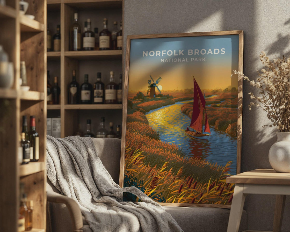 Norfolk Broads Poster - WanderWall