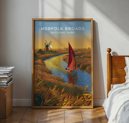 Norfolk Broads Poster - WanderWall