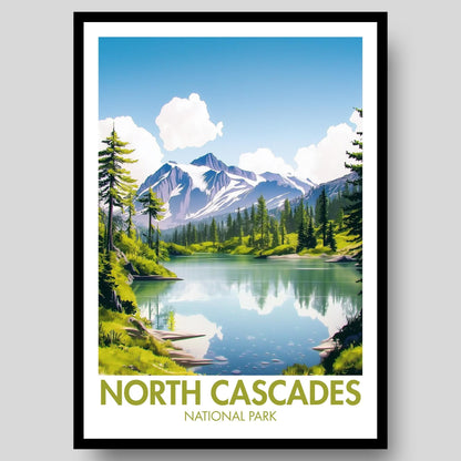 North Cascades National Park Poster - WanderWall
