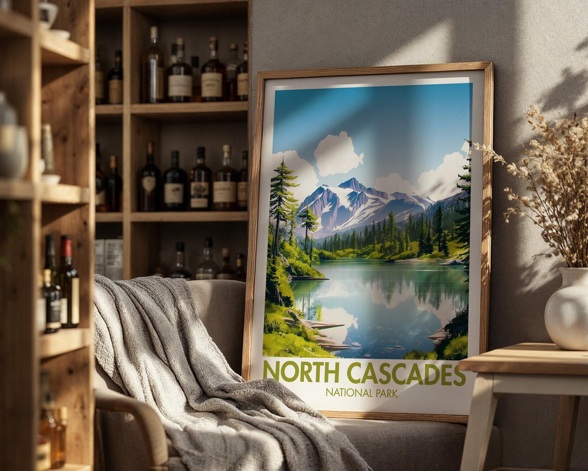 North Cascades National Park Poster - WanderWall