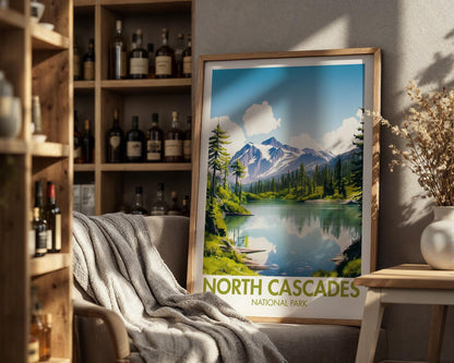 North Cascades National Park Poster - WanderWall
