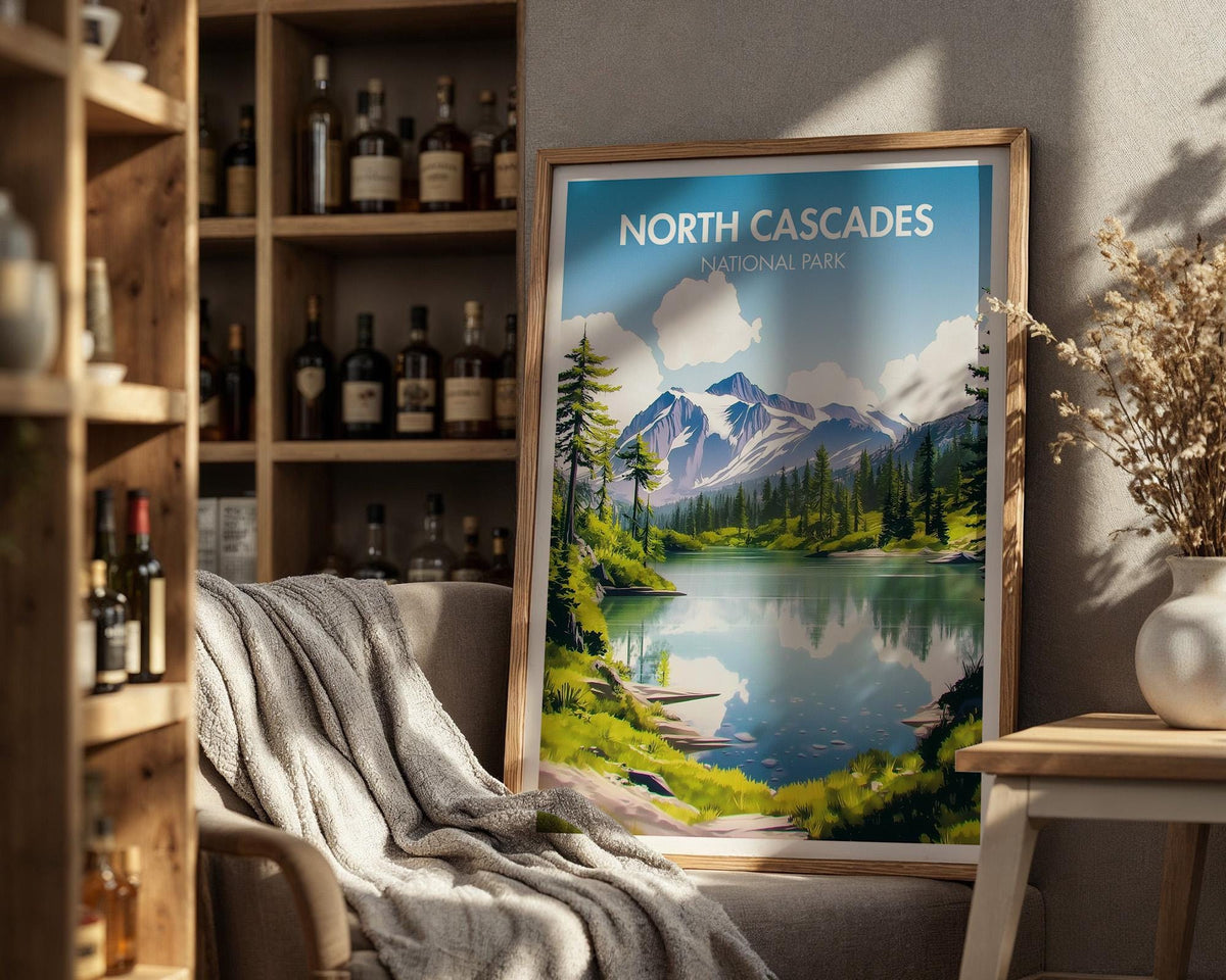 North Cascades National Park Poster - WanderWall