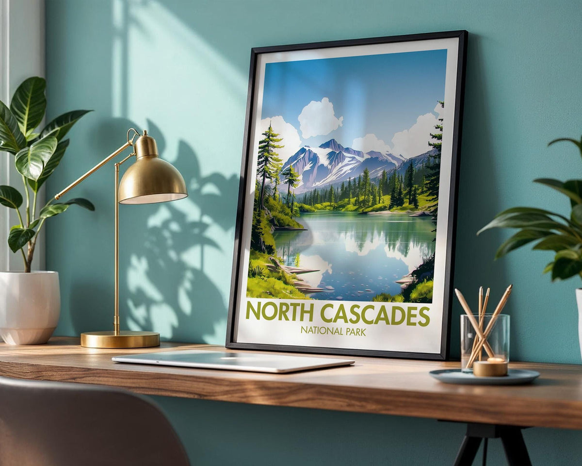 North Cascades National Park Poster - WanderWall