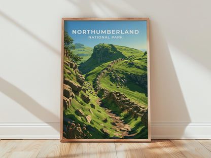 Northumberland Poster - WanderWall