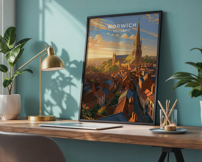 Norwich Cathedral Poster - WanderWall