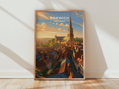 Norwich Cathedral Poster - WanderWall