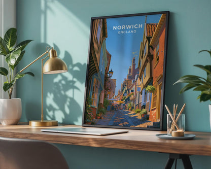 Norwich Poster - WanderWall