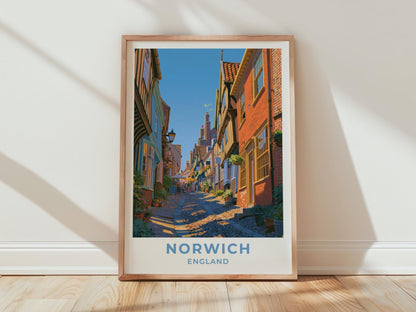 Norwich Poster - WanderWall