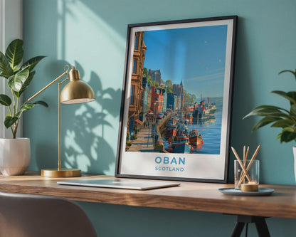 Oban Poster - WanderWall