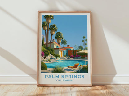 Palm Springs Poster - WanderWall