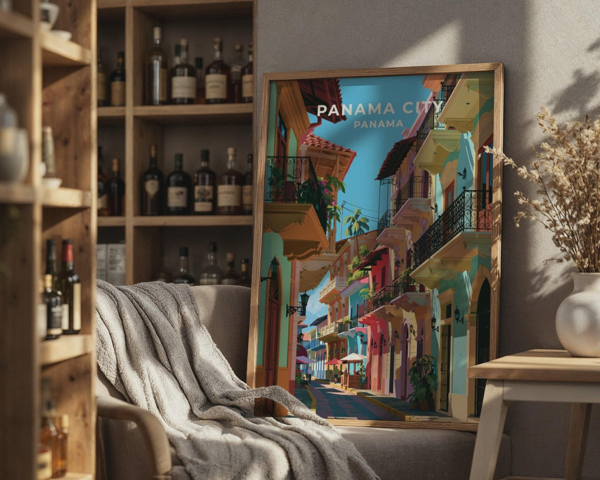 Panama City Poster - WanderWall
