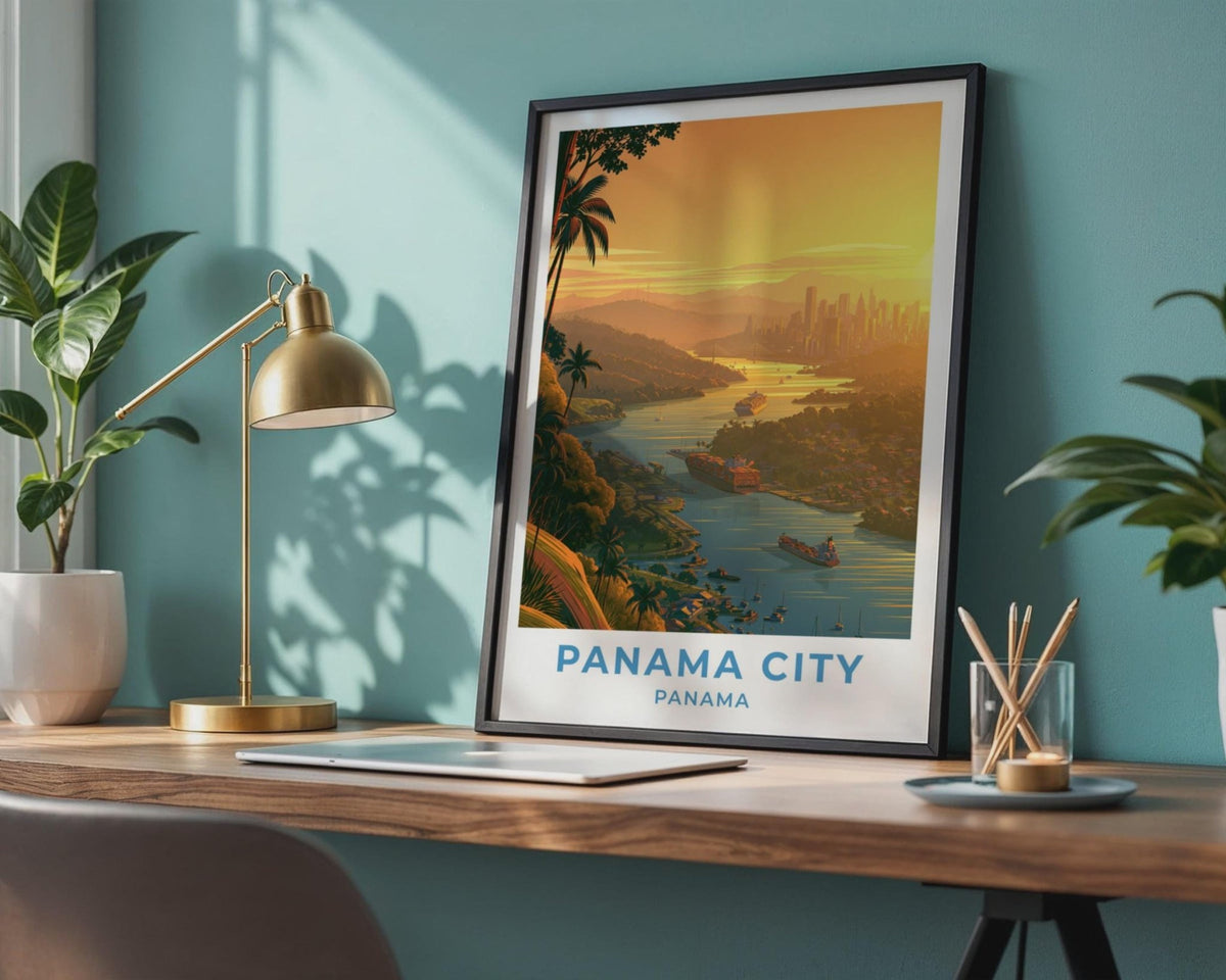 Panama City Poster - WanderWall