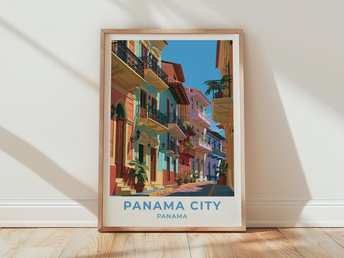 Panama City Poster - WanderWall