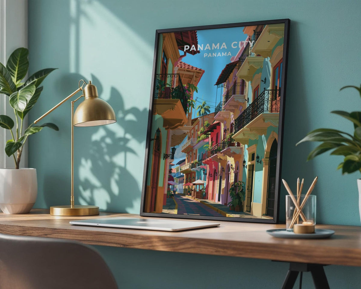 Panama City Poster - WanderWall