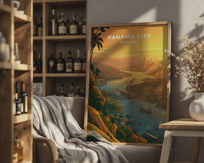 Panama City Poster - WanderWall