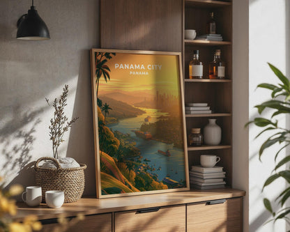 Panama City Poster - WanderWall