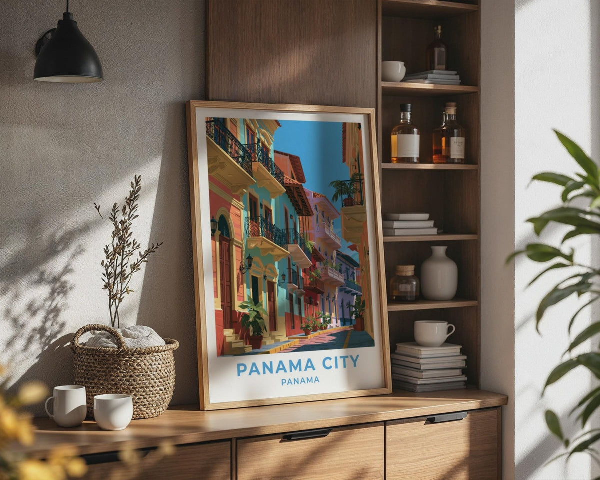 Panama City Poster - WanderWall