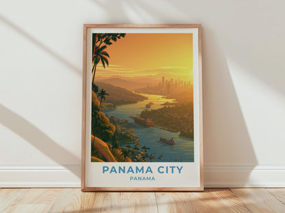 Panama City Poster - WanderWall