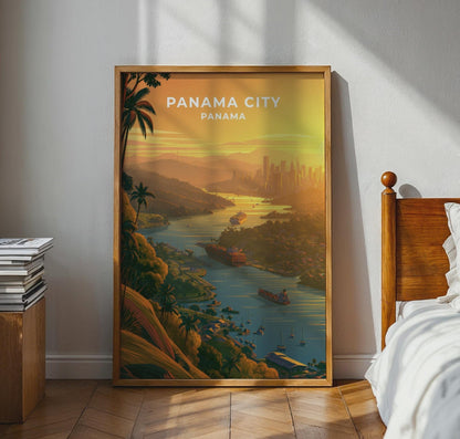 Panama City Poster - WanderWall