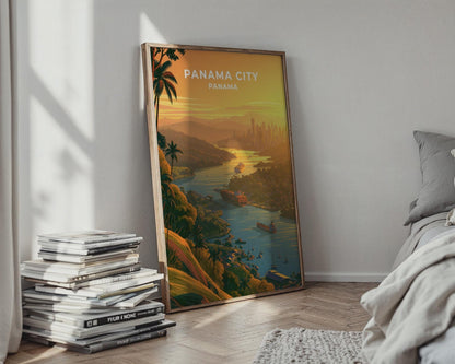 Panama City Poster - WanderWall