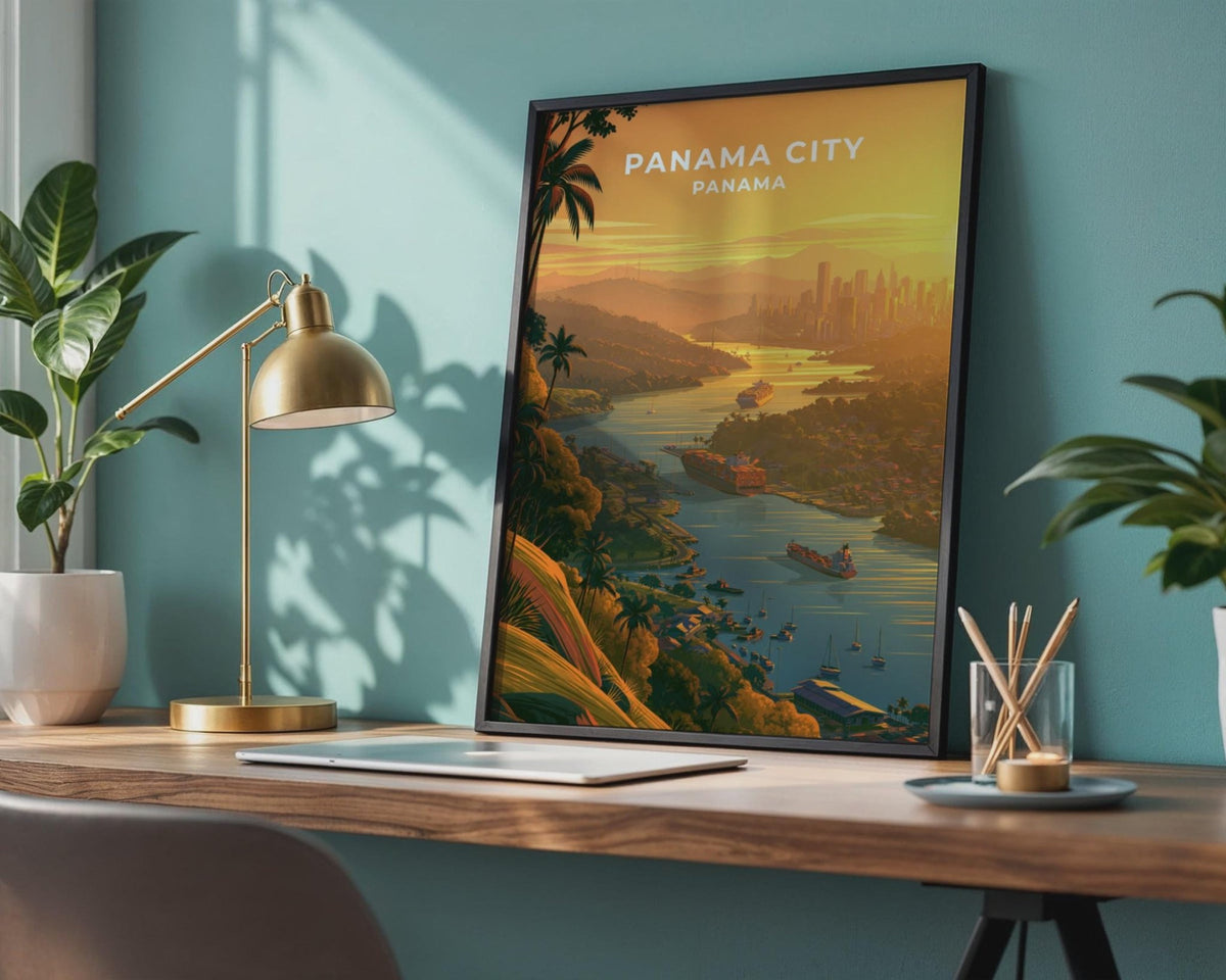 Panama City Poster - WanderWall