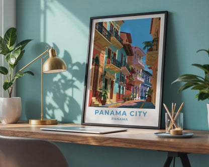 Panama City Poster - WanderWall