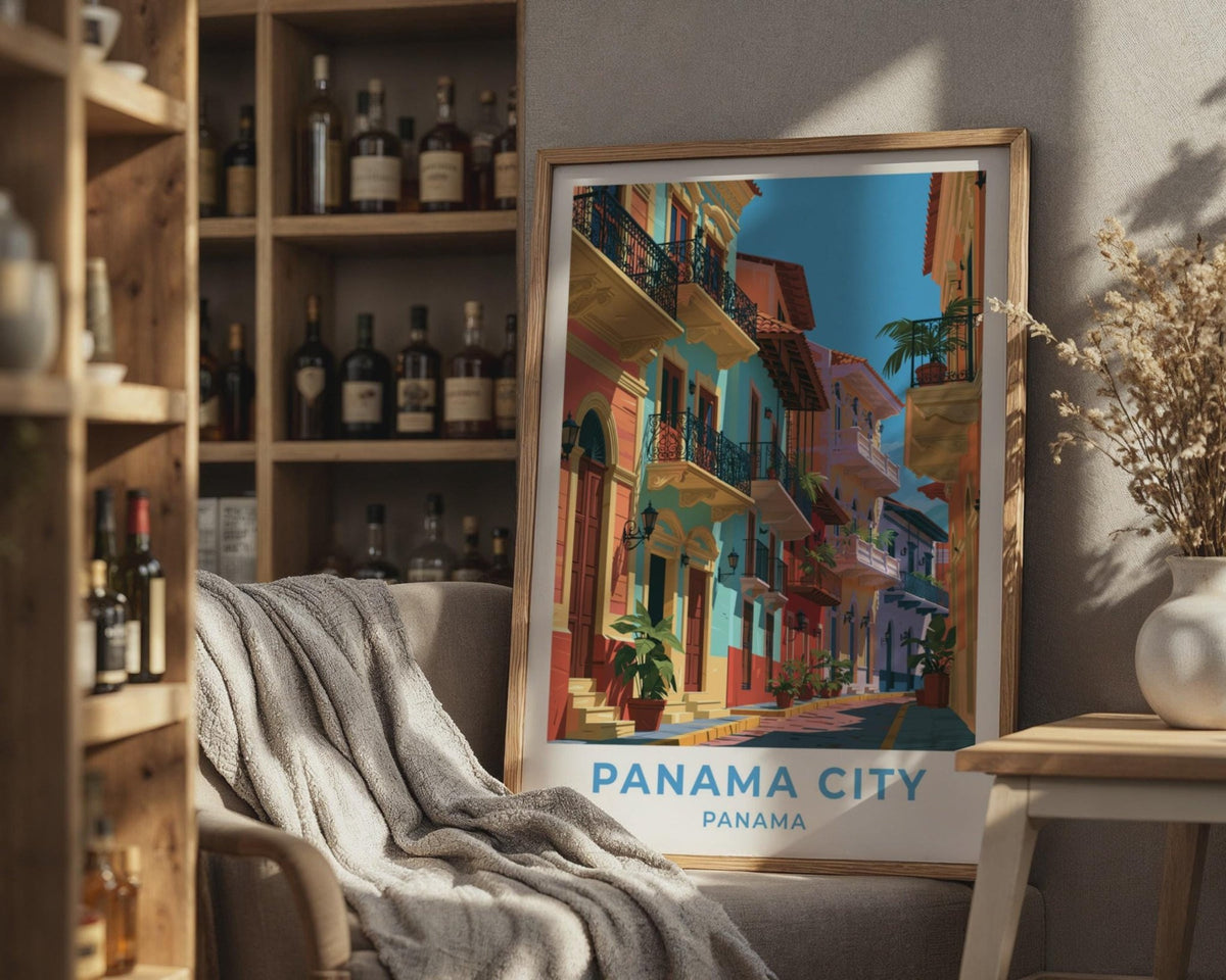 Panama City Poster - WanderWall
