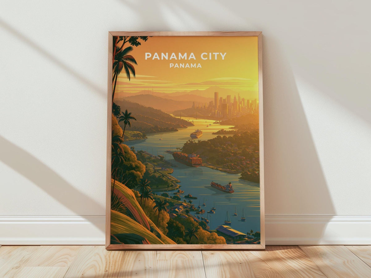 Panama City Poster - WanderWall