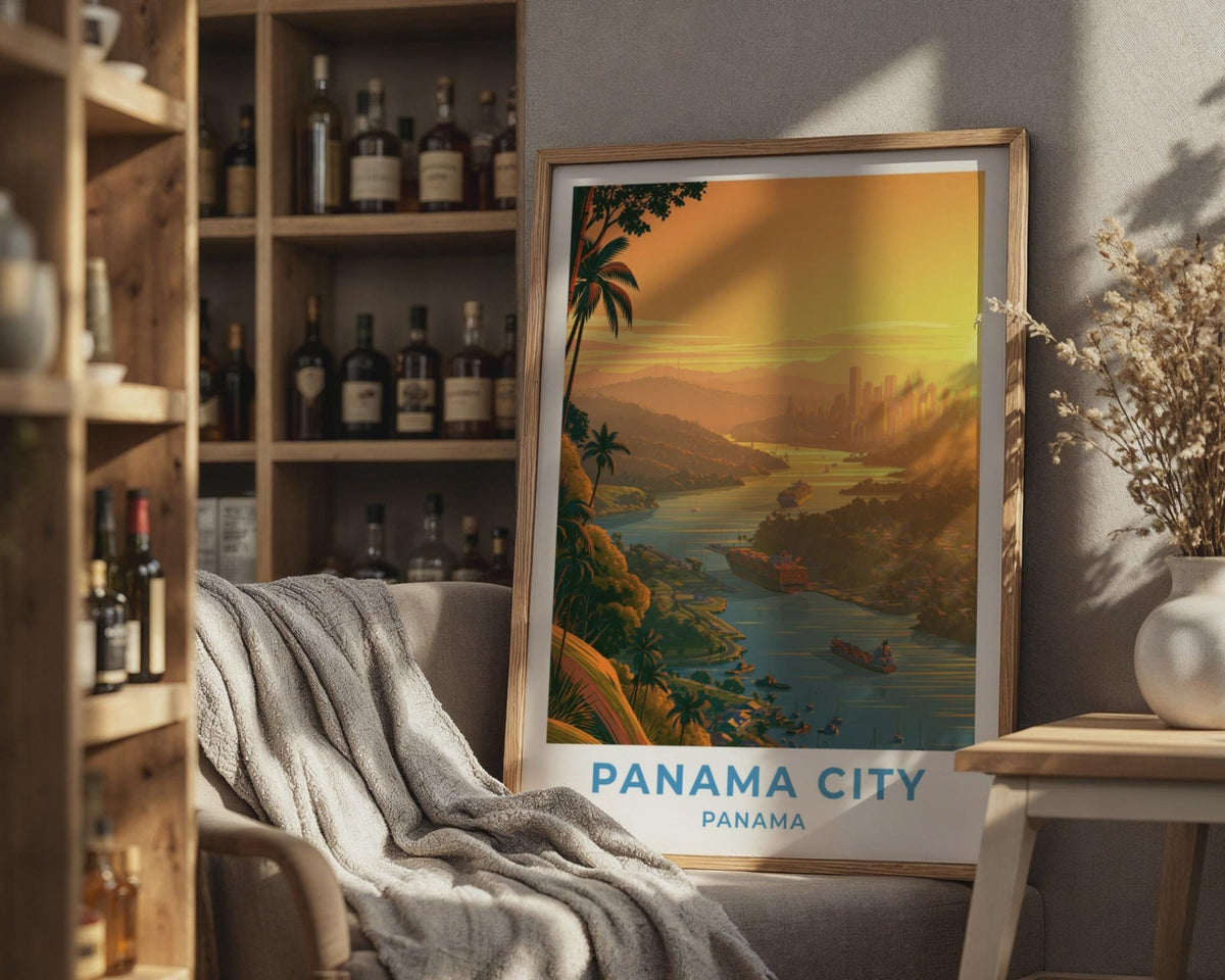 Panama City Poster - WanderWall