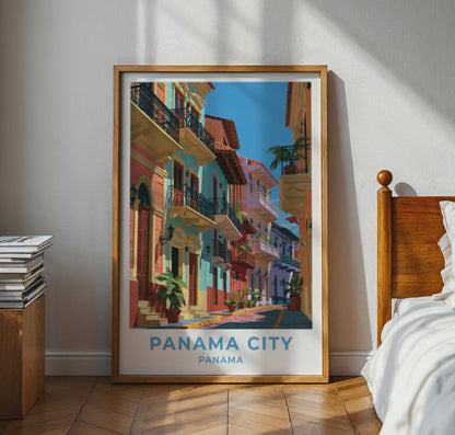 Panama City Poster - WanderWall