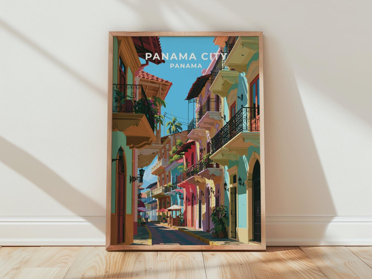 Panama City Poster - WanderWall