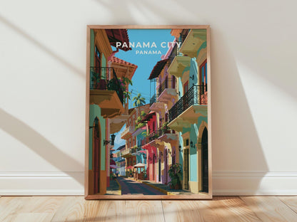 Panama City Poster - WanderWall