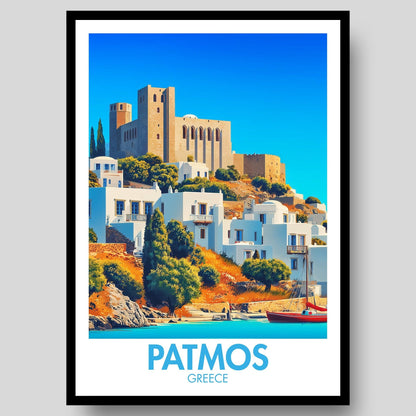 Patmos Island Poster - WanderWall
