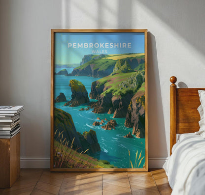 Pembrokeshire Poster - WanderWall