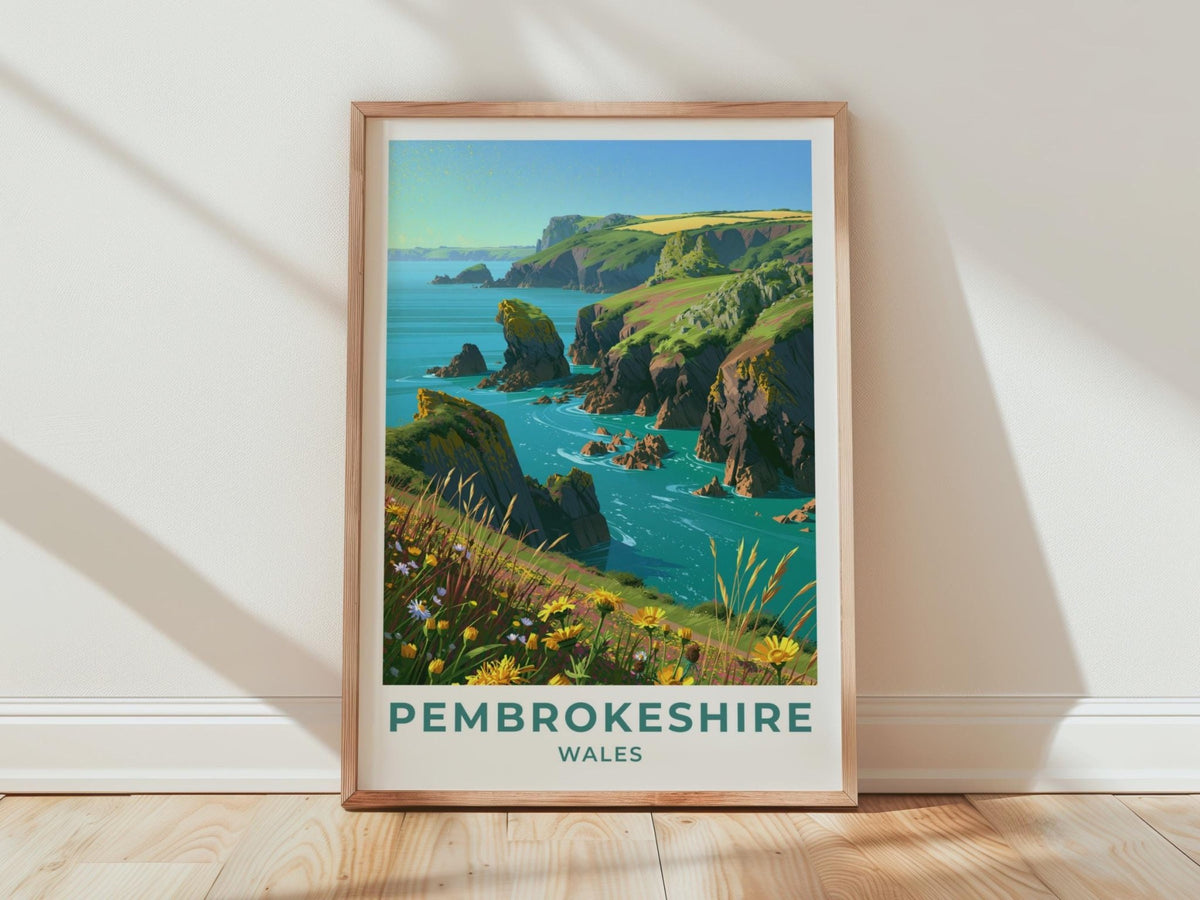 Pembrokeshire Poster - WanderWall