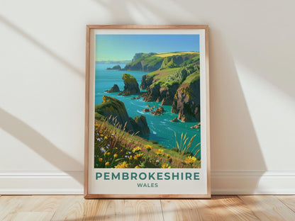 Pembrokeshire Poster - WanderWall