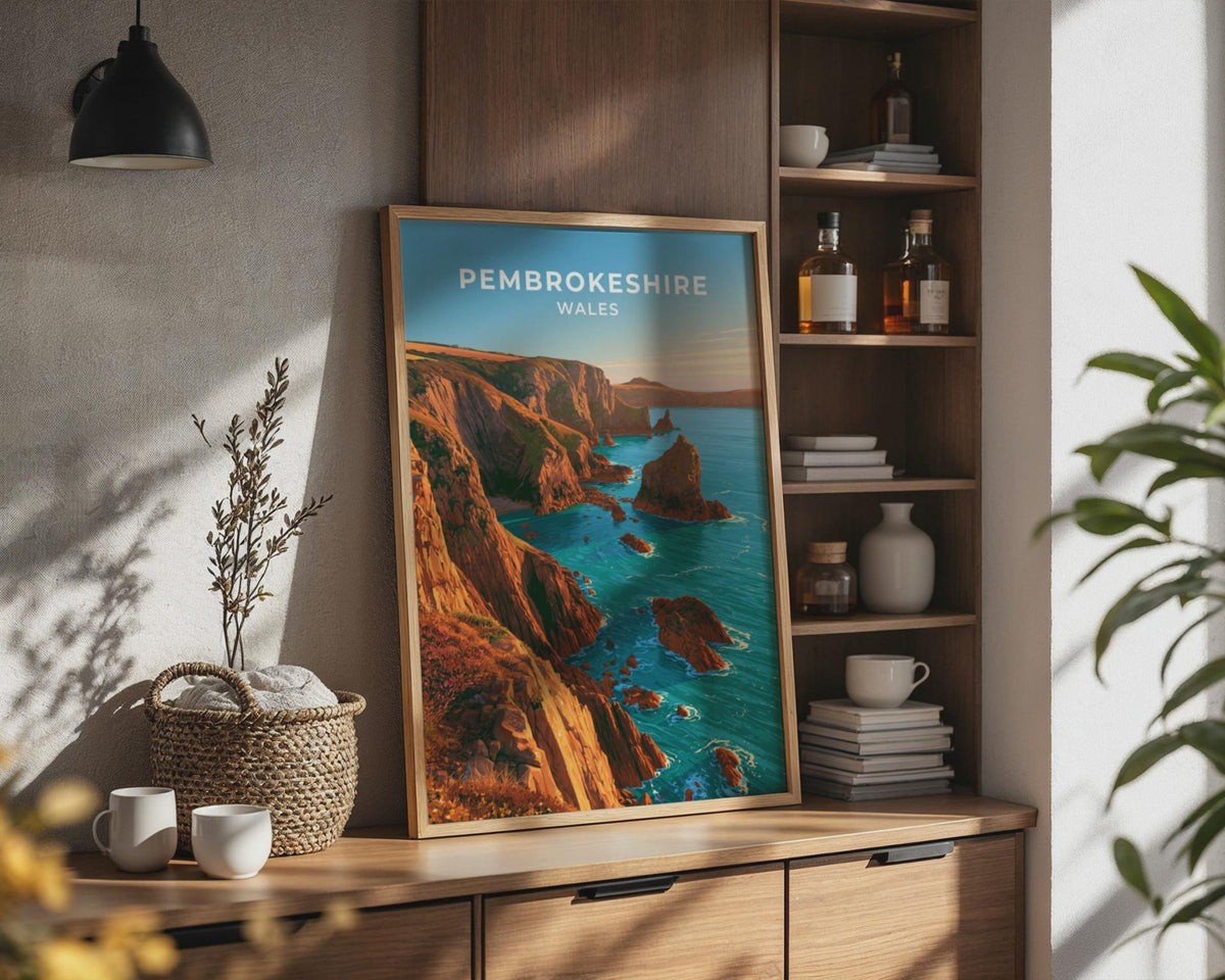 Pembrokeshire Poster - WanderWall