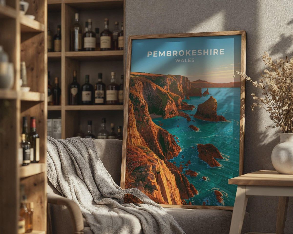 Pembrokeshire Poster - WanderWall