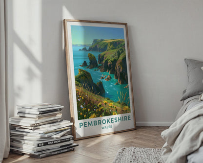Pembrokeshire Poster - WanderWall