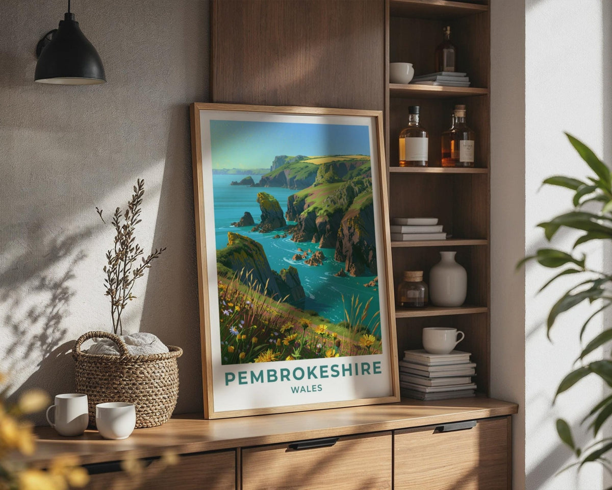 Pembrokeshire Poster - WanderWall